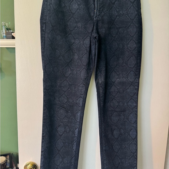 NYDJ blue Snake Print Skinny Jeans - Picture 2 of 7
